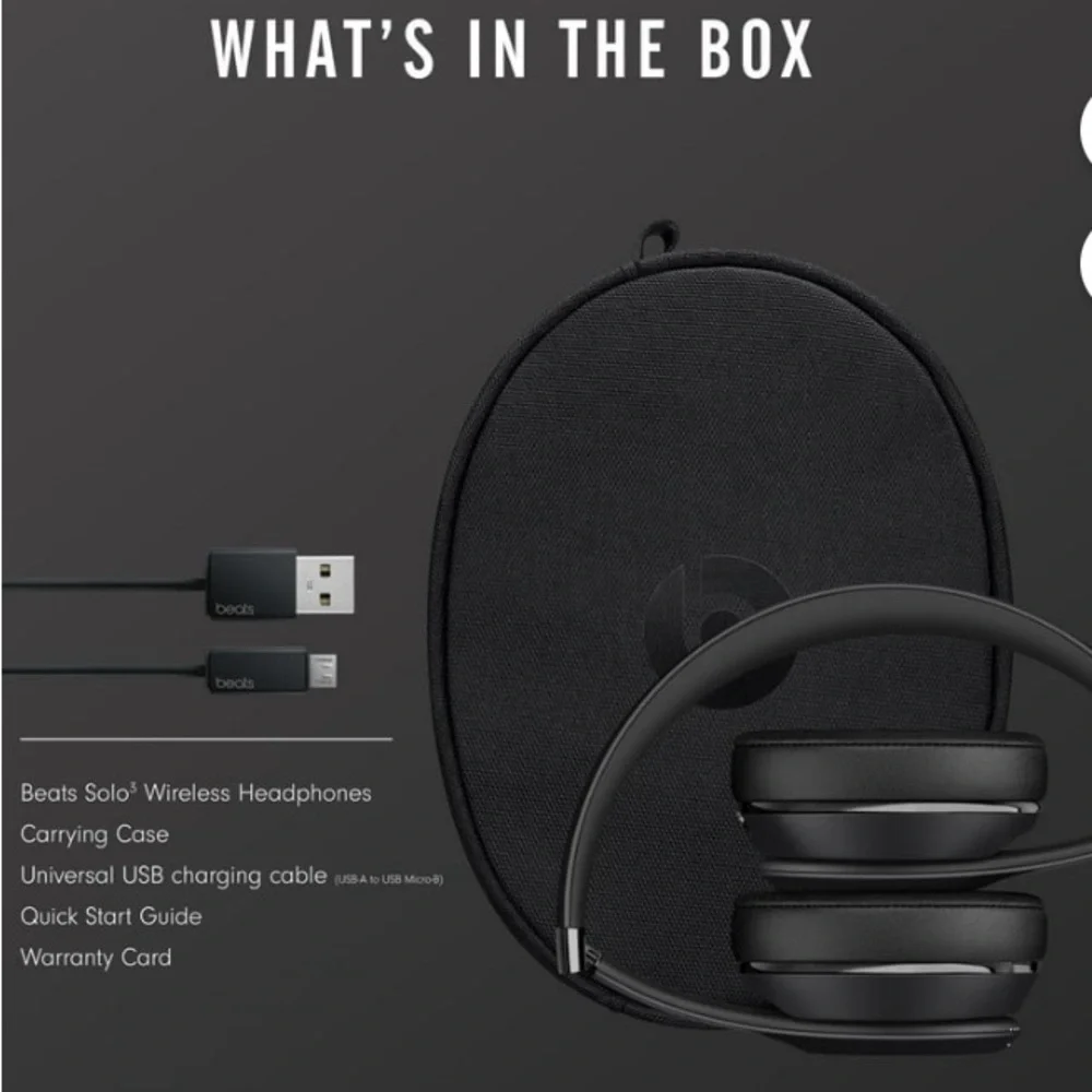 Beats by Dre Solo3 Wireless Headphones - Black